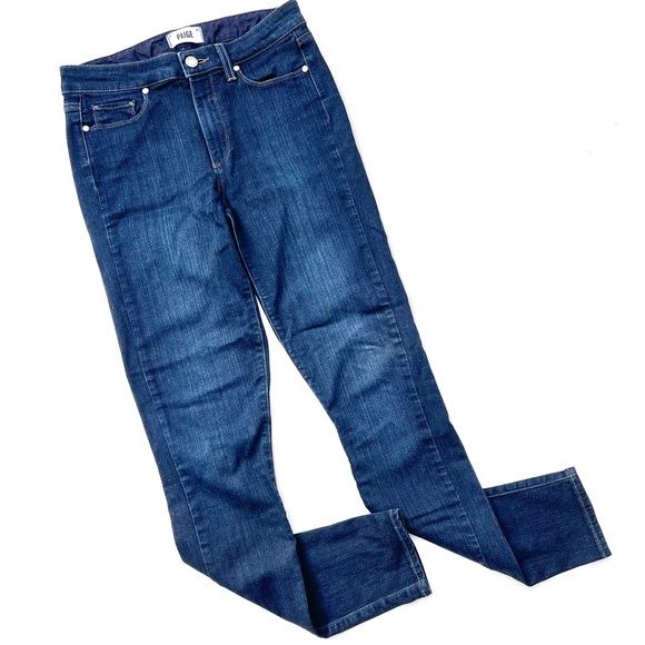 Paige Hoxton Ultra Skinny Dark Wash 27 High Rise - Picture 1 of 7